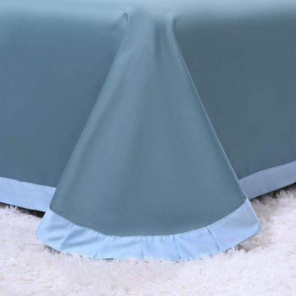 Soft Cotton Bedding Set with Flower Pattern