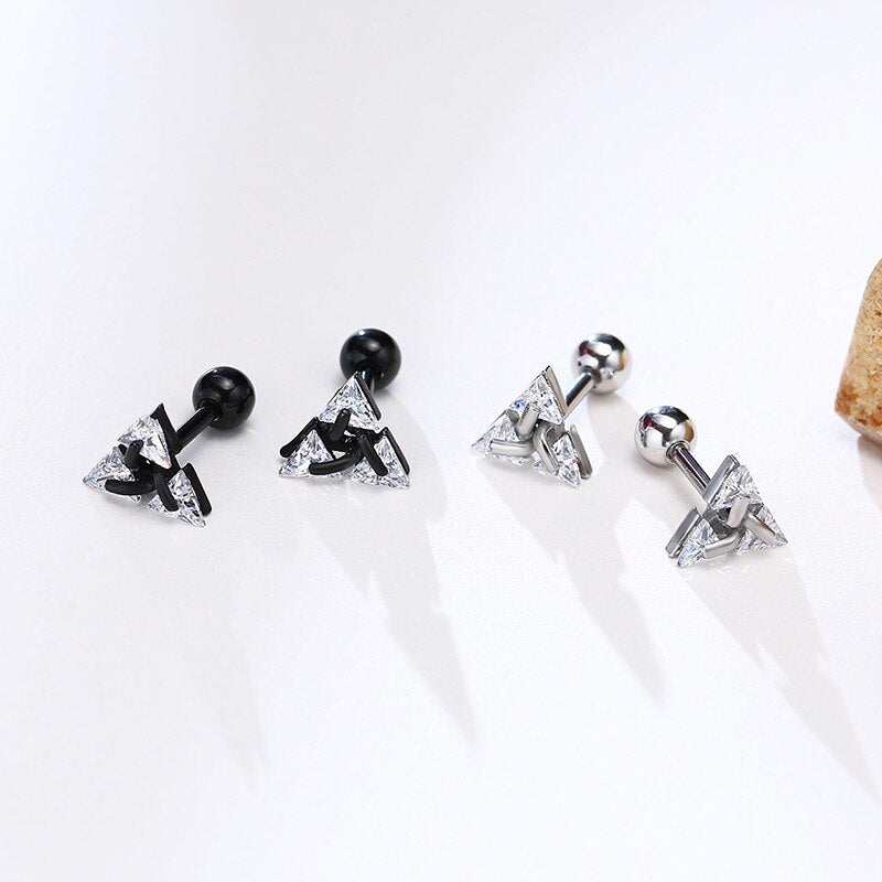Simple Geometric Drop Earrings for Daily Wear