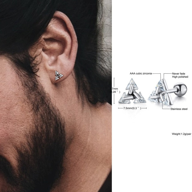 Simple Geometric Drop Earrings for Daily Wear