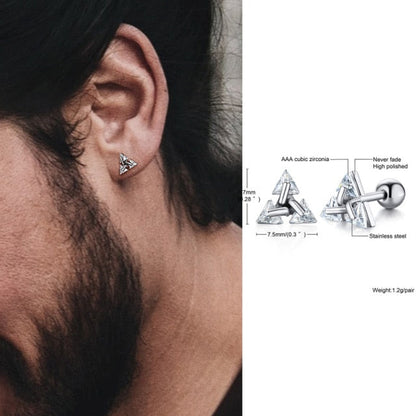 Simple Geometric Drop Earrings for Daily Wear