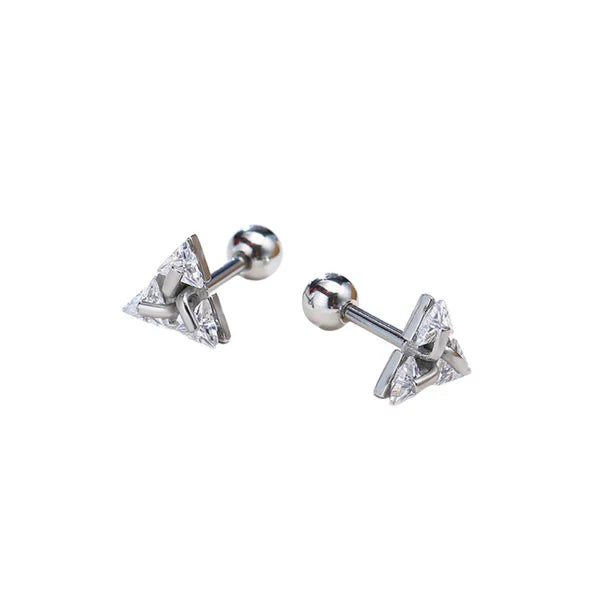 Simple Geometric Drop Earrings for Daily Wear