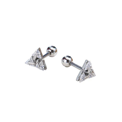 Simple Geometric Drop Earrings for Daily Wear