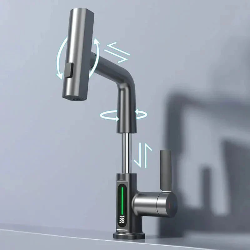 Modern Contemporary Waterfall Sink Faucet