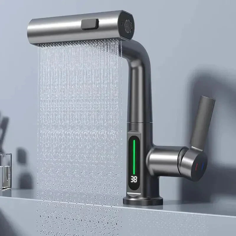 Modern Contemporary Waterfall Sink Faucet - Lusomart