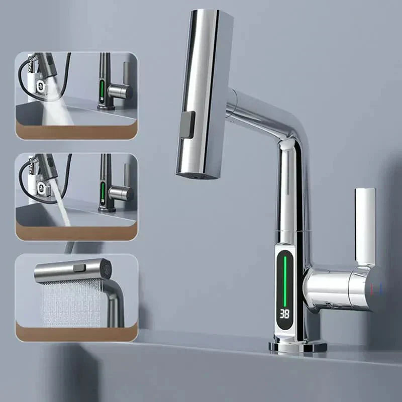 Modern Contemporary Waterfall Sink Faucet