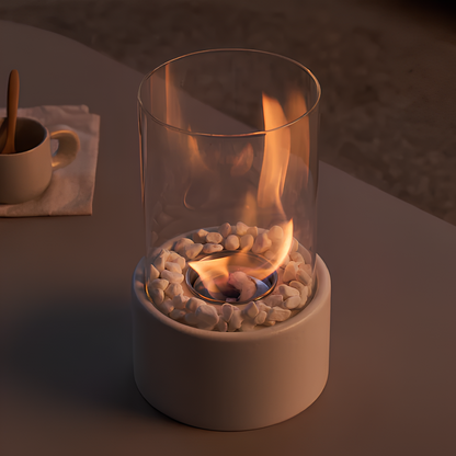 Traditional Glass Oil Burning Lamp