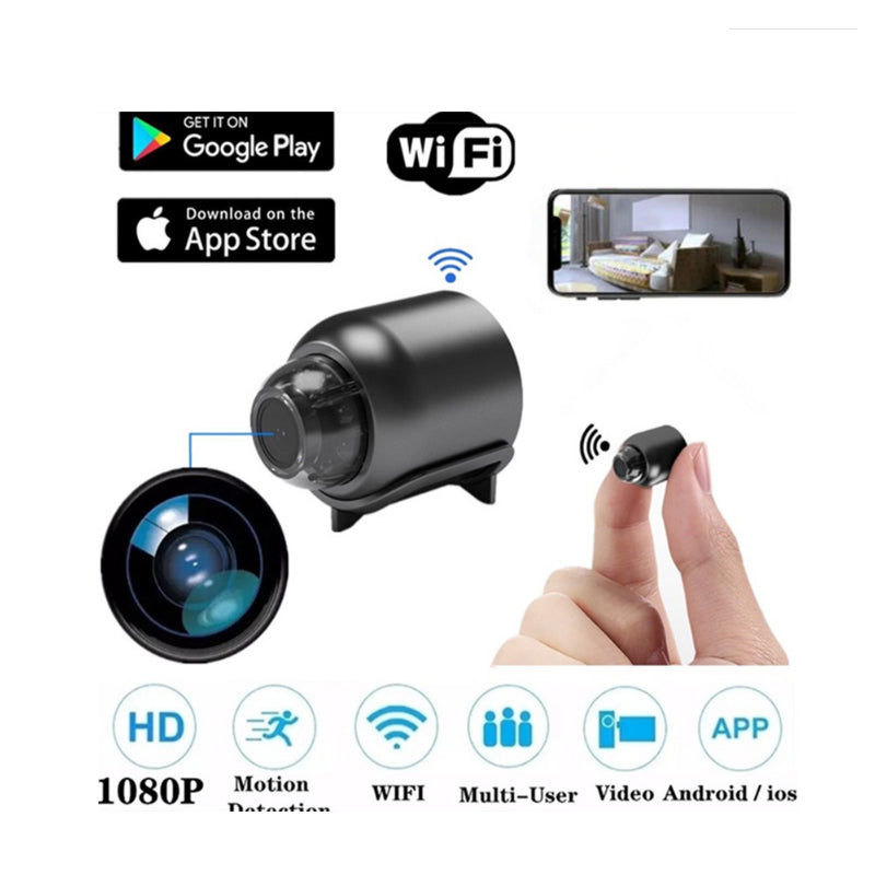Compact Mini Spy Cam with WiFi Motion Detection Alert - Lusomart
