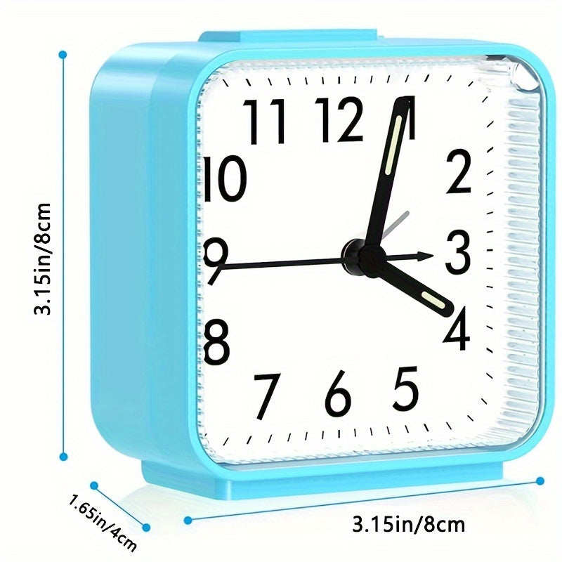 Compact LED Alarm Clock with Soft Nightlight