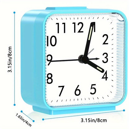 Compact LED Alarm Clock with Soft Nightlight