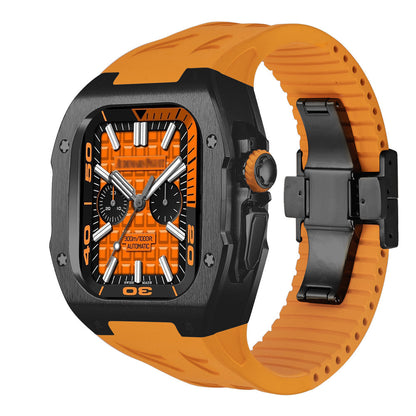Durable Titanium Case & Soft Rubber Band for AW Ultra