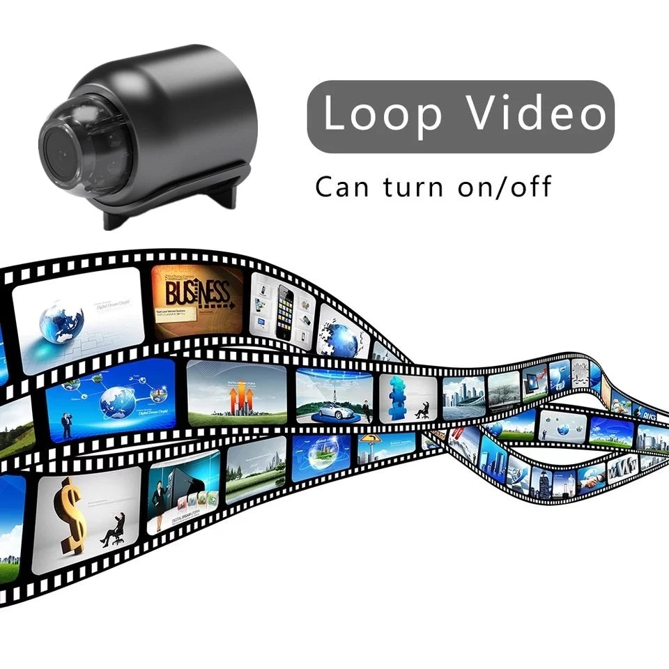 Compact Mini Spy Cam with WiFi Motion Detection Alert