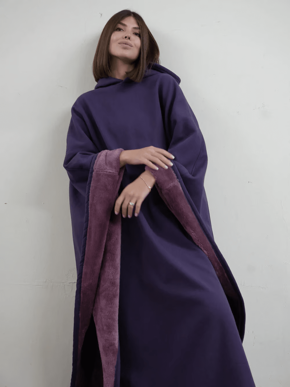 Comfortable Arctic Hoodie Soft Cozy Fleece Jacket