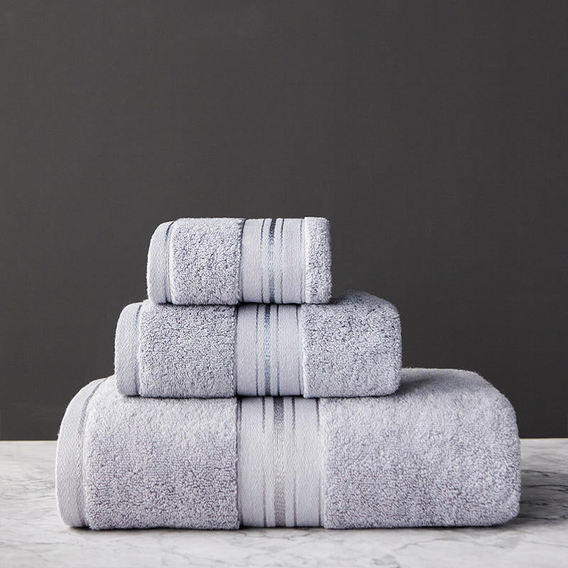 Luxurious Egyptian Cotton Bath Towel Set Super Soft - Lusomart