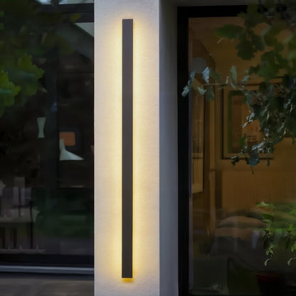 ELVI | Outdoor Long Strip Modern Wall Sconce Light-4