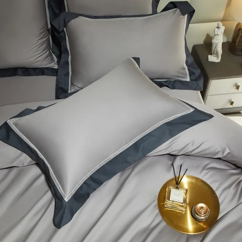 Luxury Duvet Cover Set - 1000 Thread Count Soft Cotton