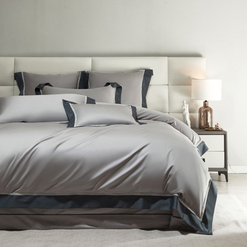 Luxury Duvet Cover Set - 1000 Thread Count Soft Cotton - Lusomart