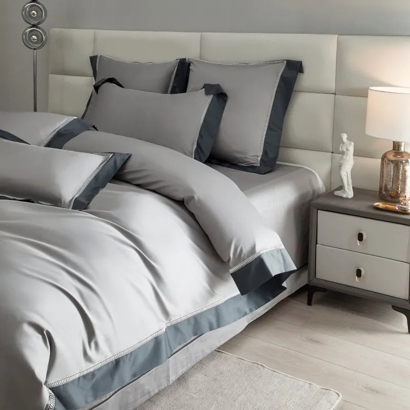 Luxury Duvet Cover Set - 1000 Thread Count Soft Cotton