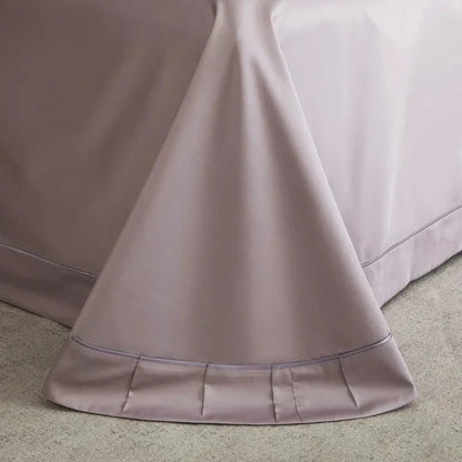 Luxurious Cotton Duvet Cover Set with Classic Trim