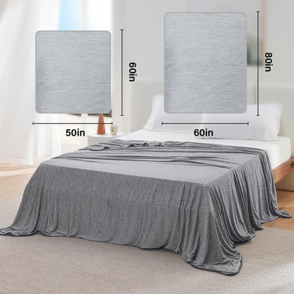 Breathable Cooling Throw Blanket For Warm Nights