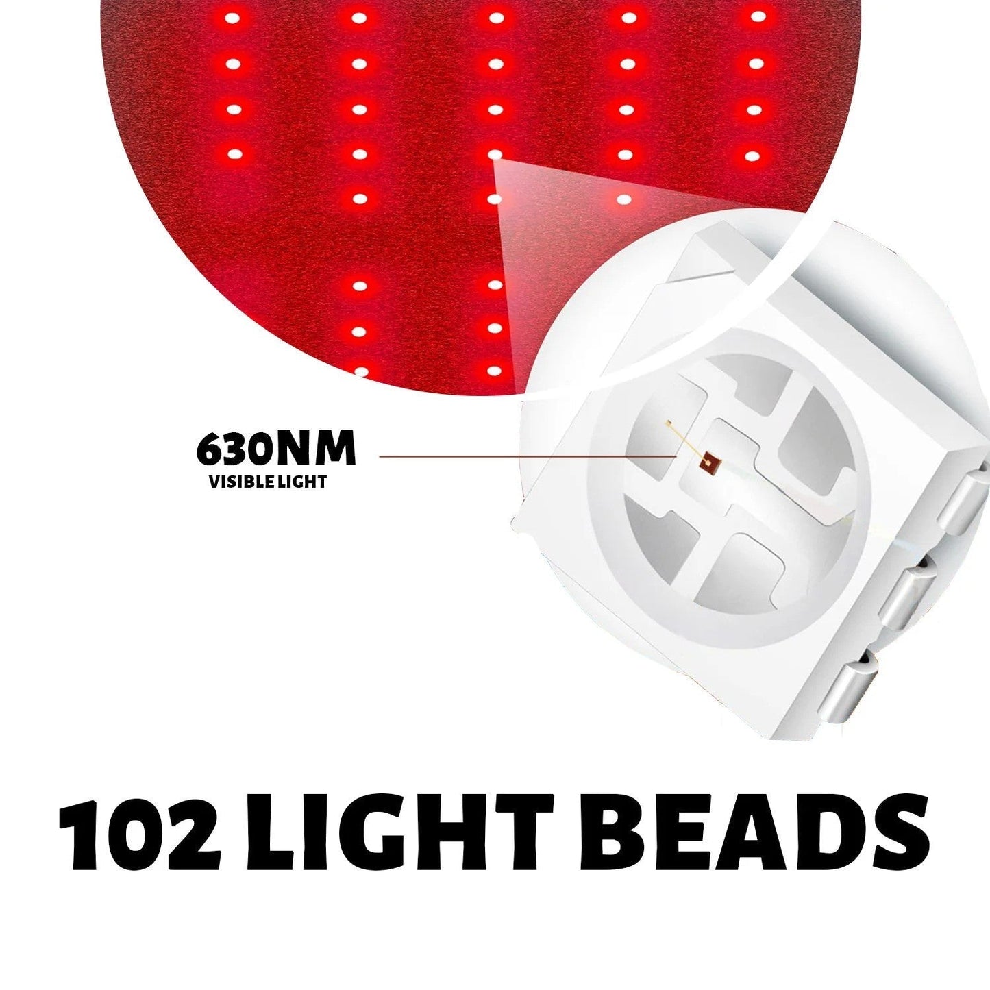 Red Light Therapy Wrap with Heat and Massage Function