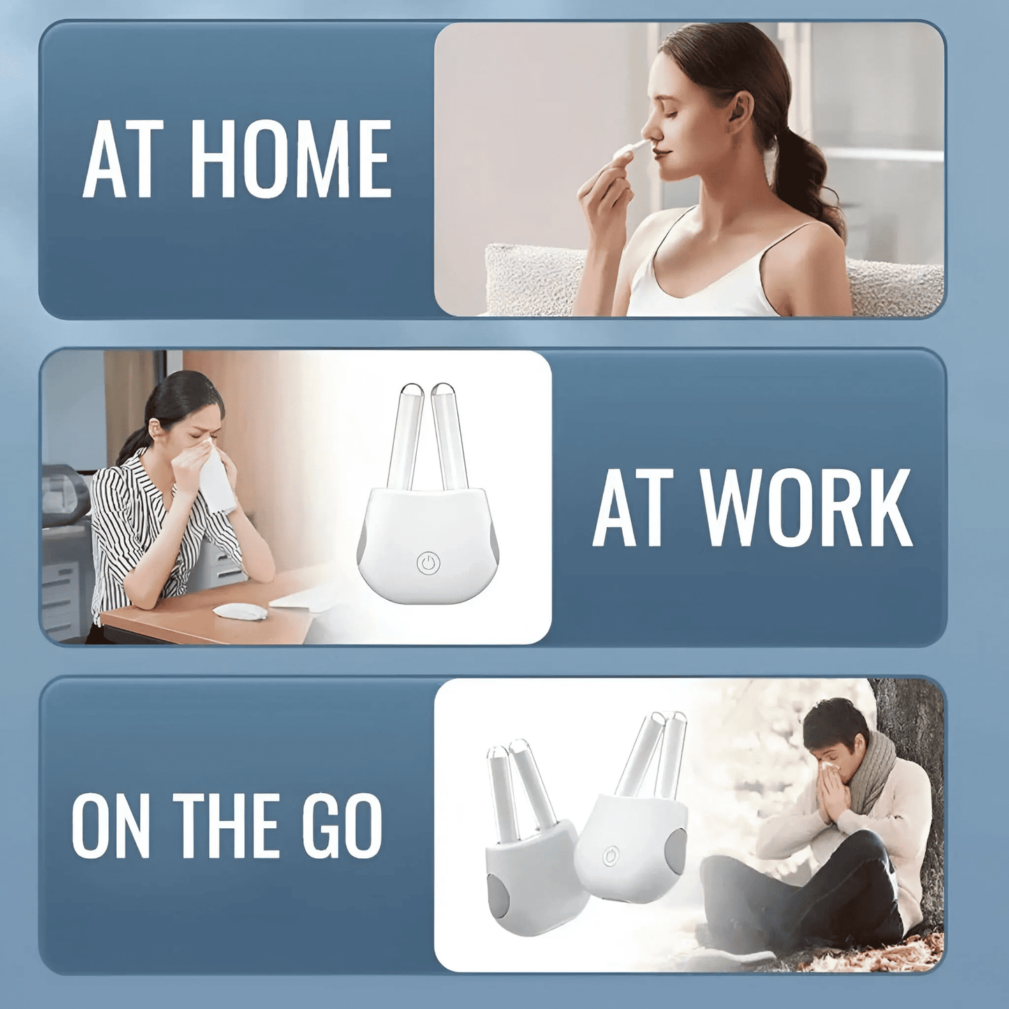 Effective Red Light Nasal Relief Device for Sinus Pressure