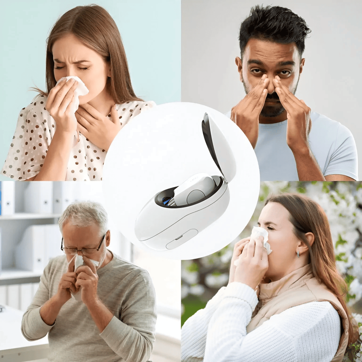Effective Red Light Nasal Relief Device for Sinus Pressure