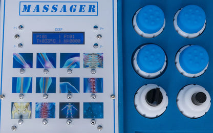 Portable Home Therapy Massager Kit in Metal Case