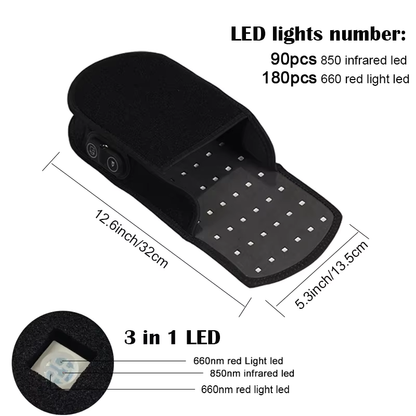 Cozy Heat Therapy Slippers with 90 Infrared LEDs