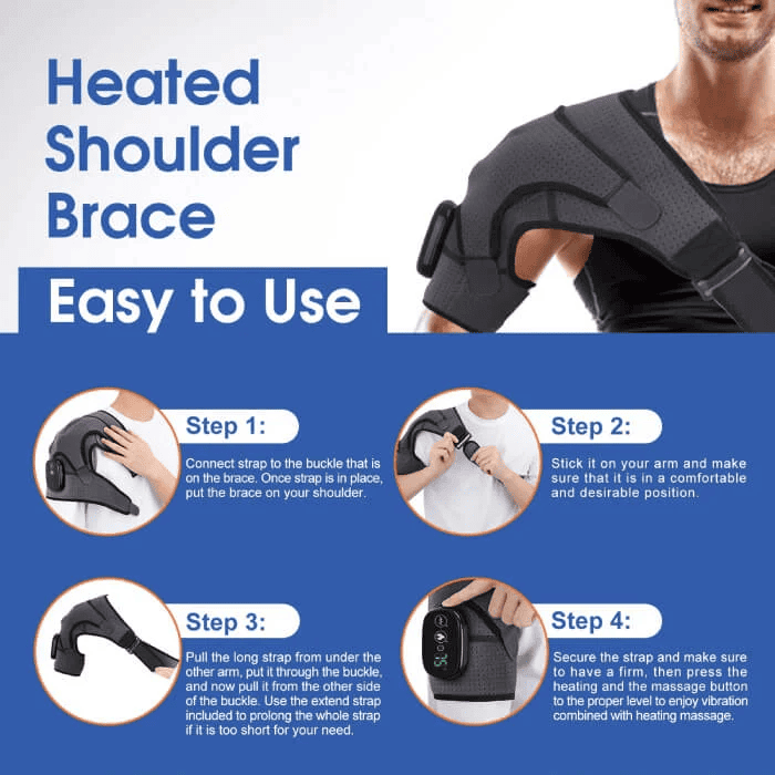 Relaxing Heat Massage Wrap for Shoulders