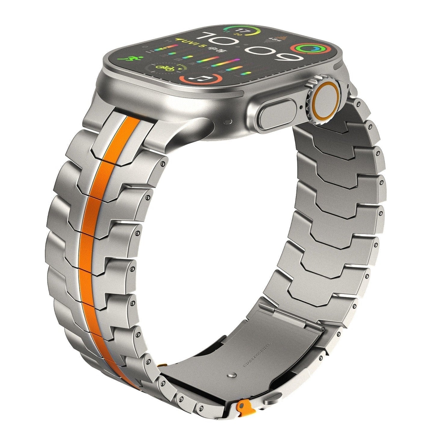 Durable Metal Apple Watch Strap with Secure Buckle