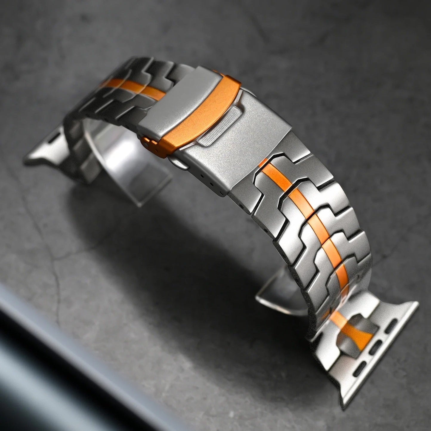 Durable Metal Apple Watch Strap with Secure Buckle