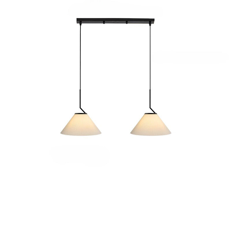 Creamy Fabric Shade Pendant Ceiling Light