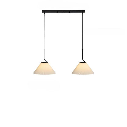 Creamy Fabric Shade Pendant Ceiling Light