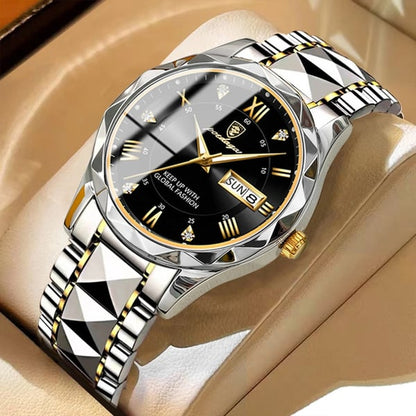 Waterproof Premium Men's Watch with Glow in Dark Feature