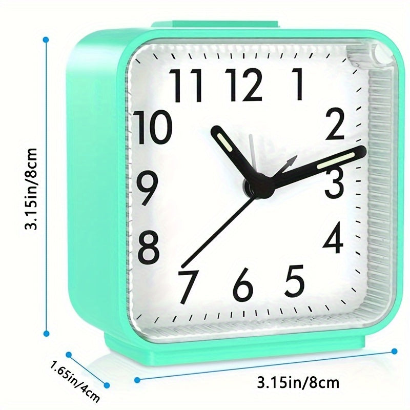 Compact LED Alarm Clock with Soft Nightlight
