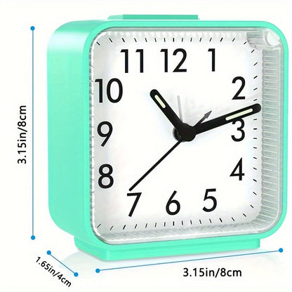 Compact LED Alarm Clock with Soft Nightlight