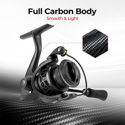 Ultra Light Carbon Fiber Spinning Fishing Reel