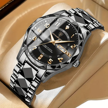 Rugged Mens Titanium Sports Watch with Digital Chronograph