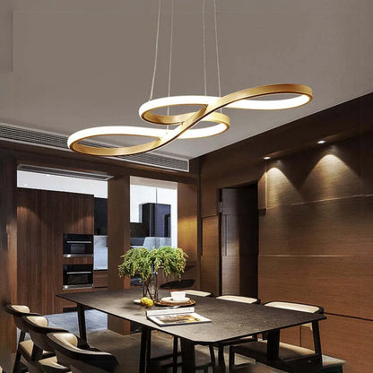 Sleek Metal Pendant Ceiling Light Fixture