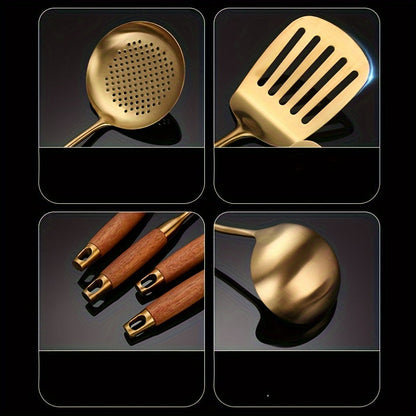 Luxury Silver and Gold Plated Kitchen Tools Set