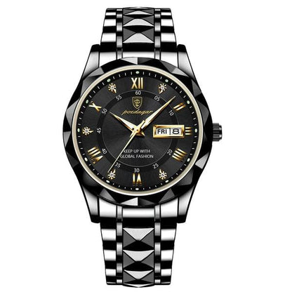 Waterproof Premium Men's Watch with Glow in Dark Feature