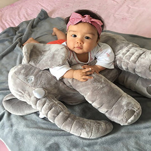 Soft Baby Elephant Cushion for Newborn Support