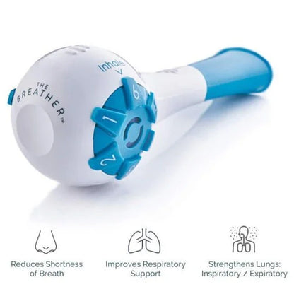 Portable Breath Training Device For Better Lung Capacity