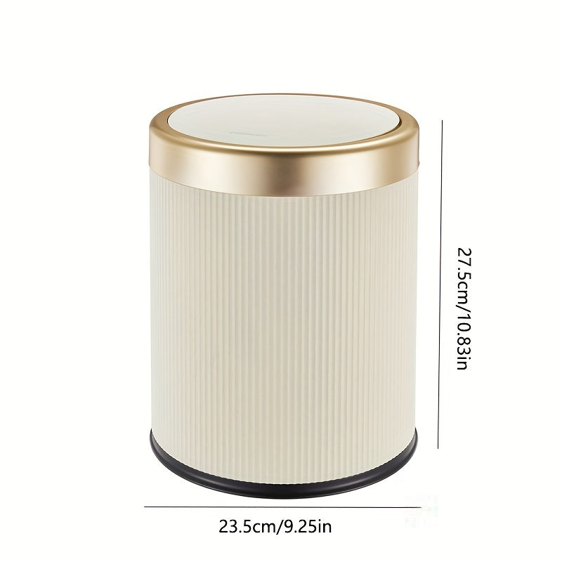 Premium Oval Pedal Bin with Twin Inner Containers