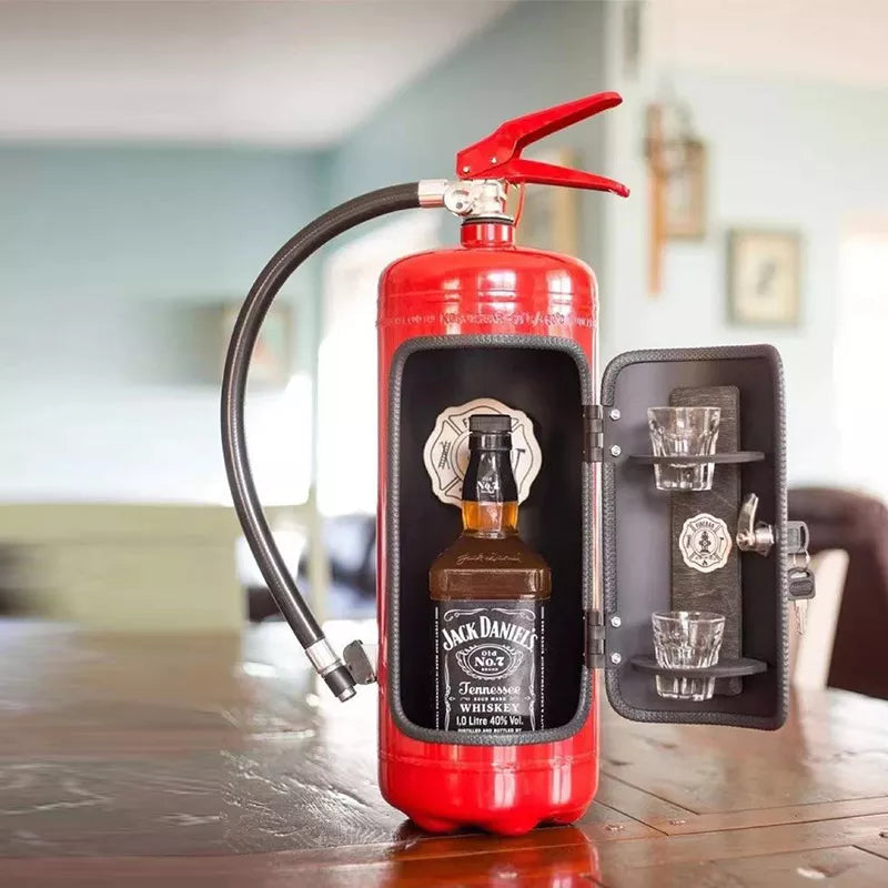 Discreet Fire Extinguisher Liquor Bottle Holder