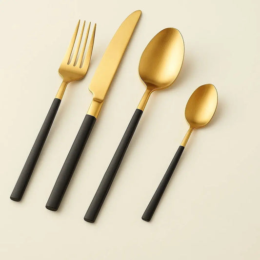 Luxury Silverware Dinner Set - Lusomart
