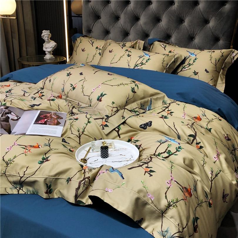 Colorful Floral Pattern Duvet Cover Set
