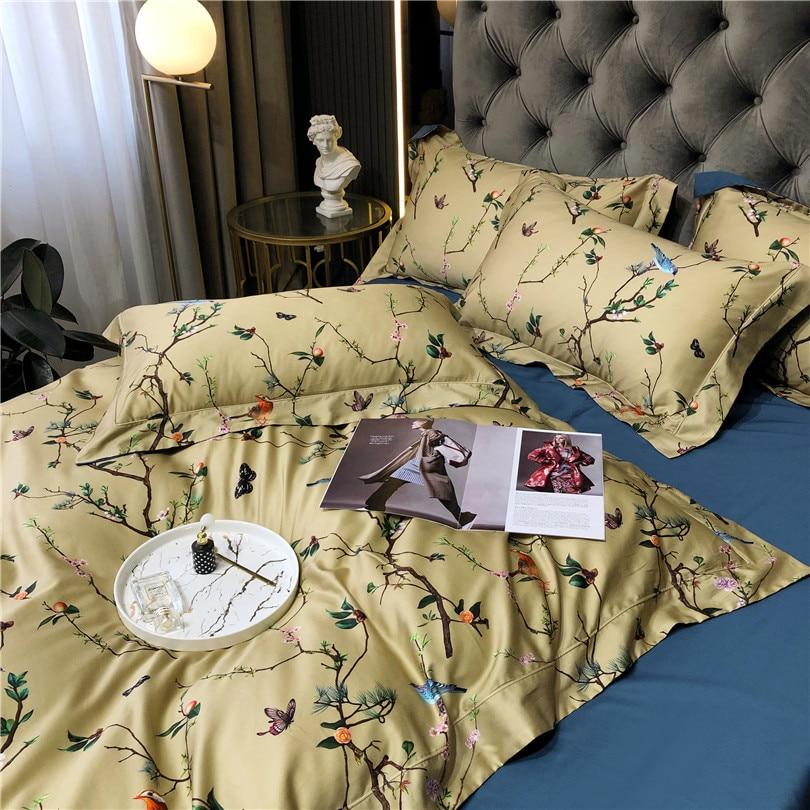 Colorful Floral Pattern Duvet Cover Set