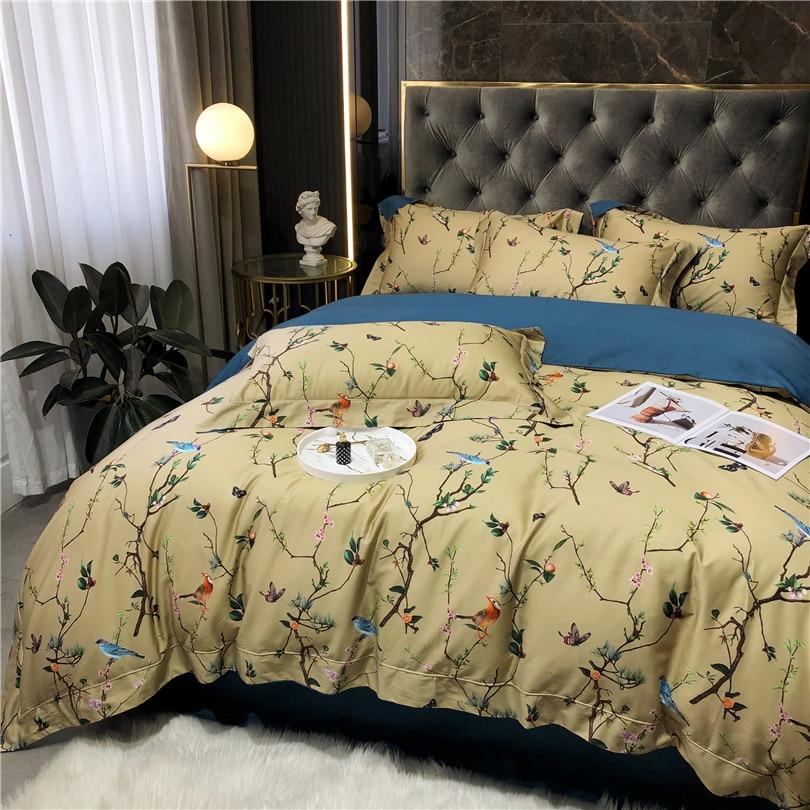 Colorful Floral Pattern Duvet Cover Set