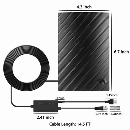 Ultra HD Indoor TV Aerial With Long Range Signal